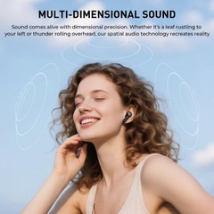Bluetooth 6.0 Noise Cancelling Earbuds with 30+ Hours Playtime & Spatial Audio