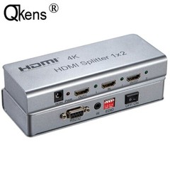 4K HDMI Splitter 1X2 1080P HDMI Switch Splitter with EDID RS232 TV HDTV 1 to 2