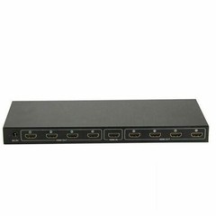 8 Port HDMI Splitter 1 in 8 Output 1 to 8 Video Splitter Ultra 4K 3D 1080P Hub