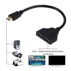 4K HDMI Cable Splitter Adapter 2.0 Converter 1 In 2 Out 1 Male to 2 Female lot