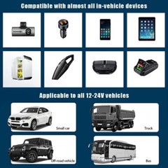 Dual USB Car Cigarette Lighter Socket Splitter Power Adapter Charger Outlet 12V