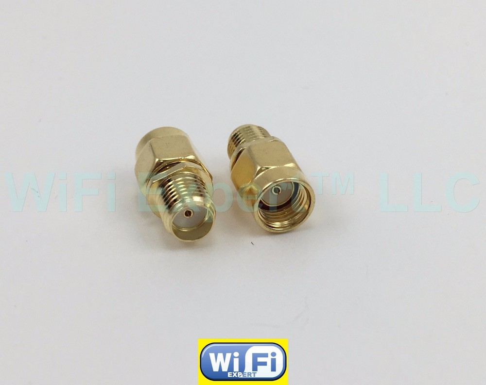 1 x SMA female To RP-SMA Male connect SMA to RP-SMA RF Connector Adapter USA