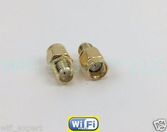 1 x SMA female To RP-SMA Male connect SMA to RP-SMA RF Connector Adapter USA