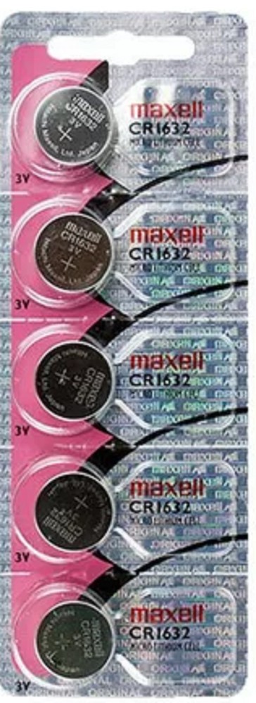 50 (10 strips of 5) MAXELL CR1632 ECR1632 3V Lithium Coin Battery EXP 06/2035