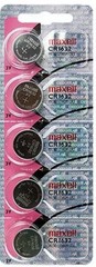 50 (10 strips of 5) MAXELL CR1632 ECR1632 3V Lithium Coin Battery EXP 06/2035