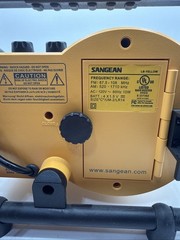 Sangean Compact-Size Utility Worksite Radio LB-100 Yellow