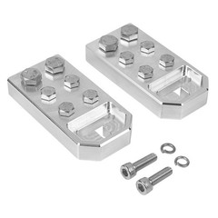 Pair Car Audio 6 Spot Flat Battery Terminals Bolt Use Only Positive Negative + –