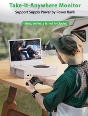 Portable Gaming Monitor 14 4K IPS HDR10 AMD FreeSync HDMI DEPGI Screen Xbox LED