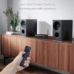 Bluetooth Audio Stereo Amplifier, 200W Dual Channel Mini Hi-Fi Stereo Receive…