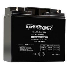 ExpertPower EXP12200 12V 20AH AGM Maintenance Free Sealed Lead Acid Battery