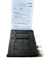 NEW Leviton Twist & Mount Patch Panel, 12-Port, Cat6 (476TM-612)