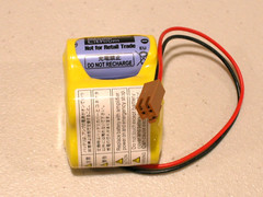 1 pc BR-2/3AGCT4A 6V PLC Lithium Battery w/Plug FANUC NEW (1 battery)