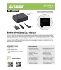 AXXESS AXSWC-2 Steering Wheel Control Interface Retain Steering Controls .A2
