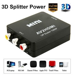 HD 1080P HDMI-compatible To AV RCA CVBS Adapter Mini for HDMI2AV Video Converter
