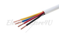 16AWG Speaker Cable 500ft CL2 In Wall 16/4 Gauge 4 Conductor Bulk Audio Wire New