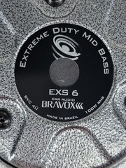 Bravox EXS6 100 Watt RMS 4 Ohm 6.5″ Single Speaker
