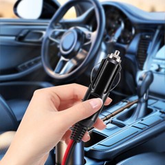 4 PACK Fused 12V ~ 24V Male Car Cigarette Lighter Plug Socket Connector Cable