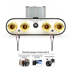 Hi-Fi Bluetooth 5.0 Stereo Audio Amplifier Mini 2 Channel Digital Receiver Amp