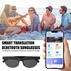 Smart Glasses AI Bluetooth Glasses with 144+Translation for Men & Woman Travel…