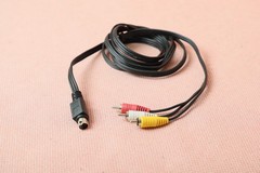 10 Pin S-Video DIN Male To 3 RCA Male AV Audio Video Adapter Cable DirecTV AT&T