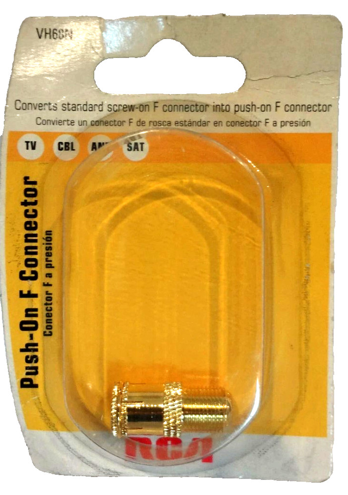 RCA Push-On F-Connector VH68N