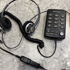 Plantronics T110H Telephone Keypad Single Line With Headset And Microphone