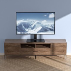 VEVOR TV Stand Mount Swivel Universal TV Stand for 32″-55″ TVs Adjustable Height