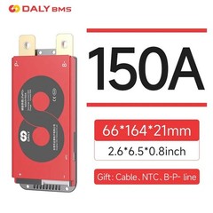 Daly BMS 3S-16S 12V-60V 15A-200A Li-ion LiFePo4 BMS Common Port Balance&NTC lot