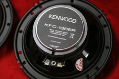 Kenwood KFC-1666R 6.5 inch 300W Max 2-Way Speakers, NEW, #N1
