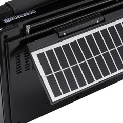 Solar Rechargeable Portable Bluetooth Radio with AM/FM/SW 3-Band Radio RETROBOX