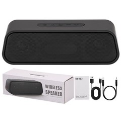 Portble Rechargeable Bluetooth Speaker Bass Sound Desktop Speaker USB/ FM/TF/TWS