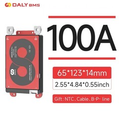 Daly BMS 3S-16S 12V-60V 15A-200A Li-ion LiFePo4 BMS Common Port Balance&NTC lot