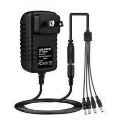 CCTV Security Camera Power Supply Adapter – w/ 4-way splitter 12VDC 2A (2000mA)