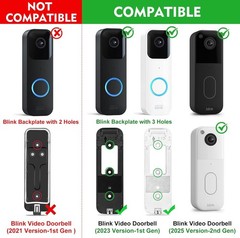 New No Drill Mount for Blink Video Doorbell Camera (Newest Model & 2023 Release)
