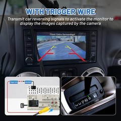 20ft RCA Video Extension Cable for Car Backup Camera Aftermarket Radio