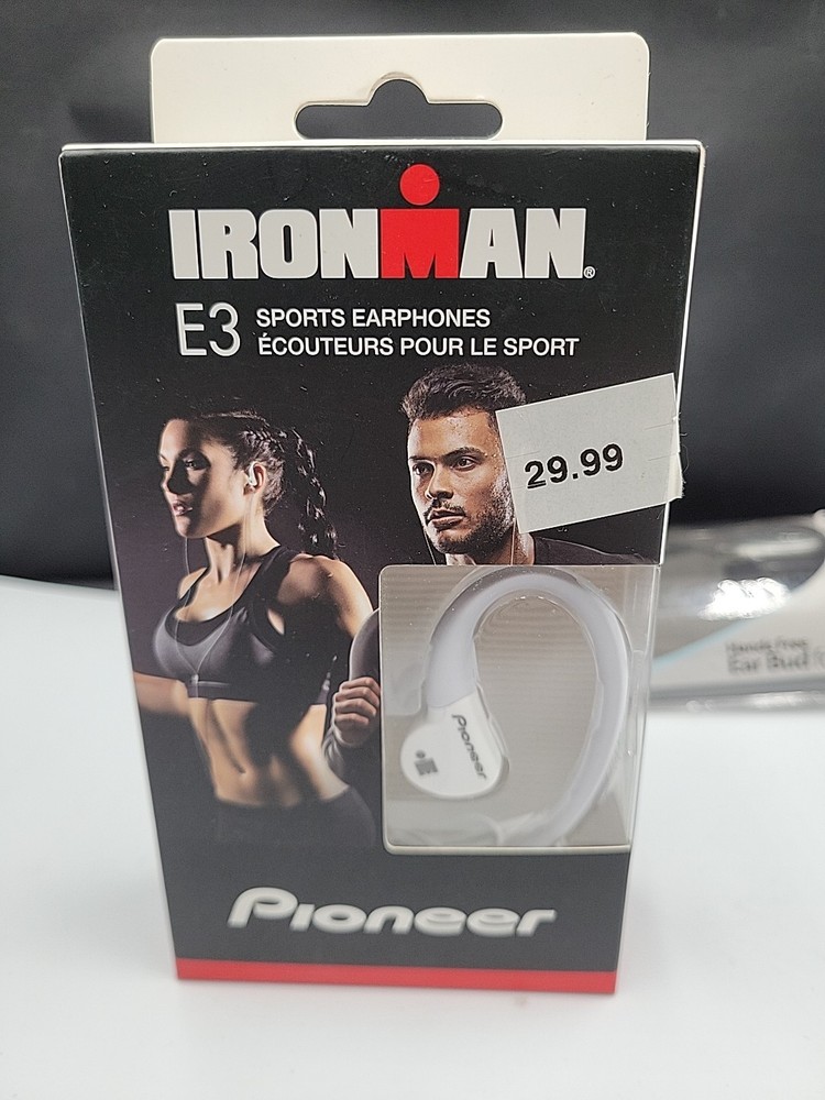 Pioneer Ironman E3 Sports Earphones (SE-E3M) New White