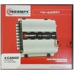 TARAMPS TS 400X4 400 Watts Max Power 2 Ohms 4 Channel Full Range Car Audio Am…