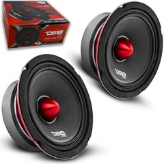 2) DS18 PRO-X6.4BM 1000 Watt 6.5″ Midrange Speakers Bullet Car Loudspeaker 4-Ohm