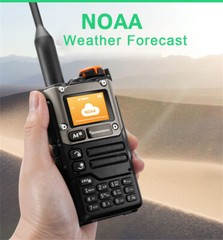 UV-K6 Portable Walkie Talkie Am Fm UHF VHF 2 Way Radio Long Range Receiver+Cable