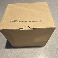 AT&T TL7800 DECT 6.0 Wireless Ear-Hook Headset w/ Boom Mic, Single