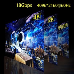 100ft Fiber Optic HDMI Cable 18Gbps 4K@60Hz (4:4:4) Unidirectional Active HDMI 2