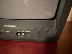 Daewoo DTQ-13V5FC CRT Vintage Retro Gaming Mini TV 13” Tested Working No Remote