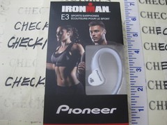NEW AUTHENTIC SE-E3M Pioneer InEar Stereo Headphone Ironman CHOOSE COLORS