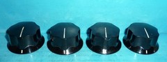 4 Popular Radio Receivers Transmitters Transceiver Knobs 1.5in Dia 0.25in Shaft