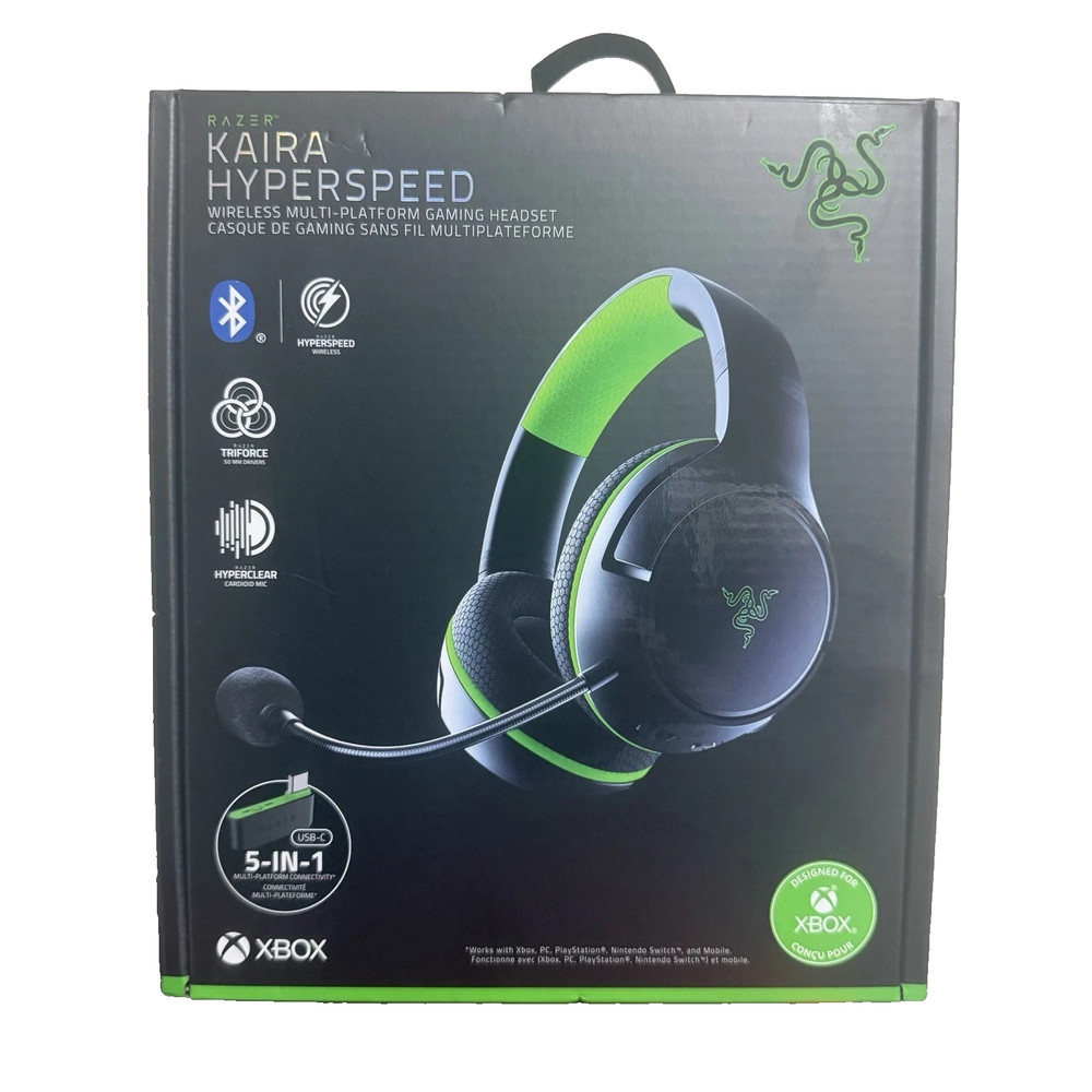 Razer Kaira HyperSpeed Wireless Multi-Platform Gaming Headset – NEW !!!