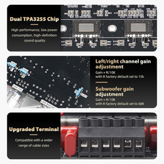 DAJUNGUO S600X 2.1 Channel Amplifier Board 300W+300W+600W Power Output,Tpa3255 C