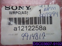Sony Digital Board P/N A1212258A