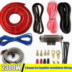 4 GAUGE 2300W AMPLIFIER INSTALL KIT COMPLETE CAR AMP WIRING CABLES TOOLS SETS
