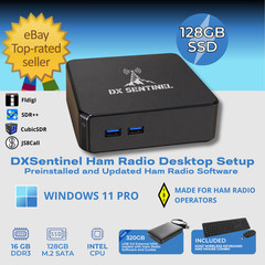 DXSentinel SDR Ham Radio Mini PC Kit 8GB 64GB SSD JS8Call FLDIGI Windows 11 Pro
