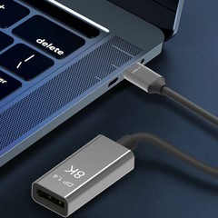 USB C to Display Port 1.4 8K Cable 8K@60Hz 4K@144Hz Male to Female Adapter